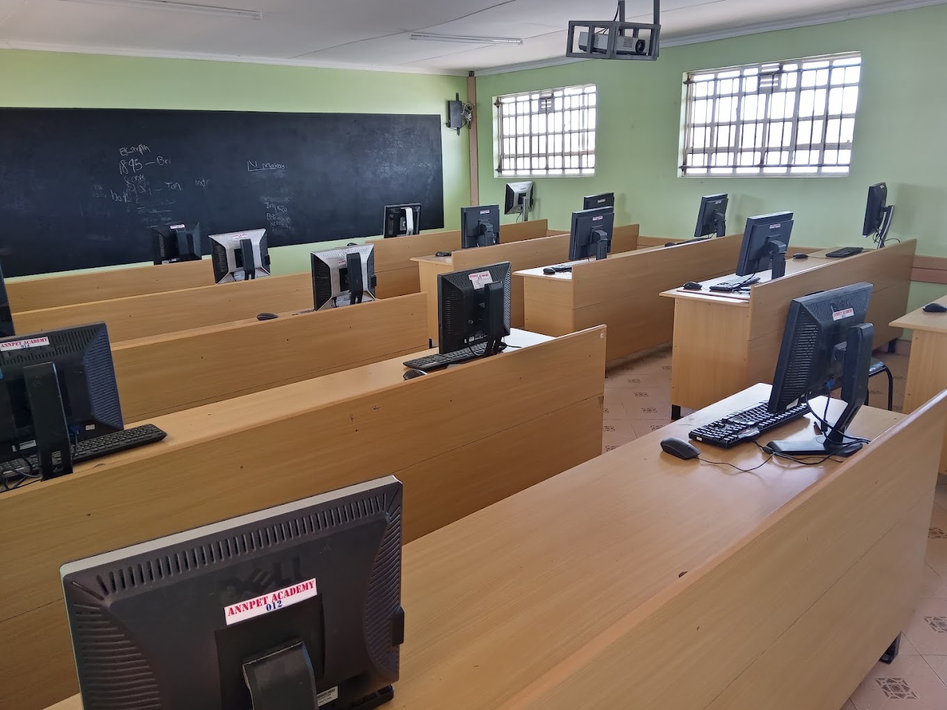 Students participating in community service